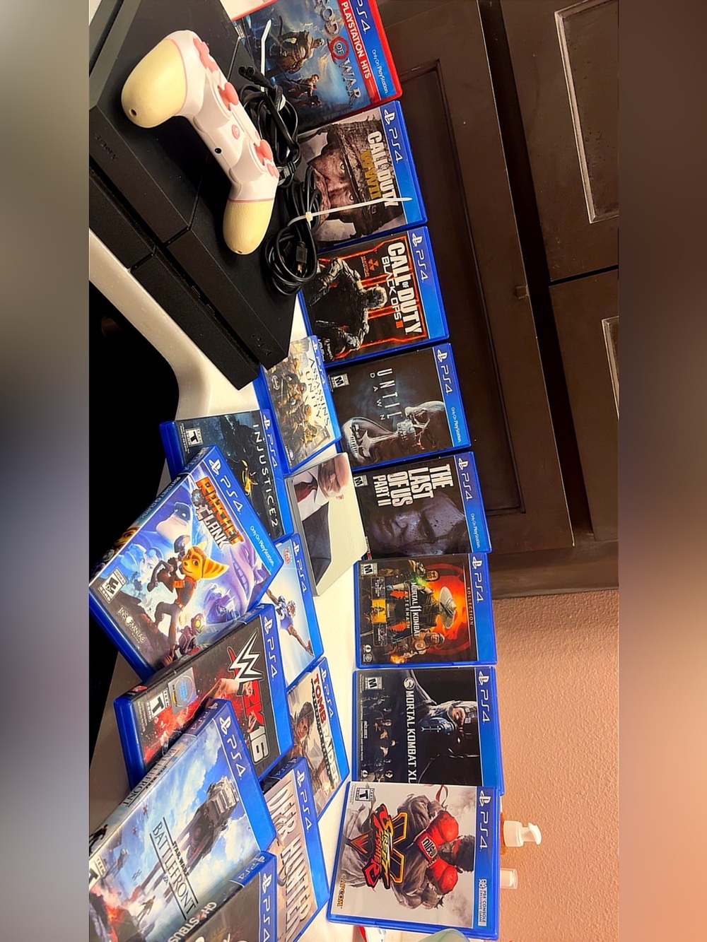 Sony PS4 Console with Games and Controller